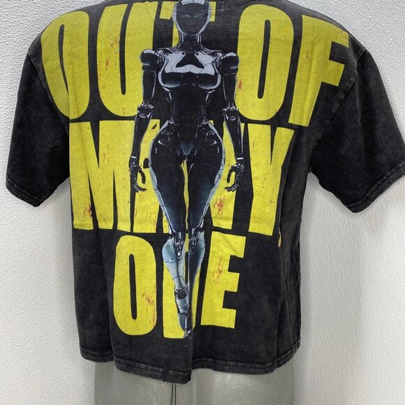 Godspeed Men’s Alexa Graphic Print T-Shirt Size S Washed Black - Picture 9 of 12